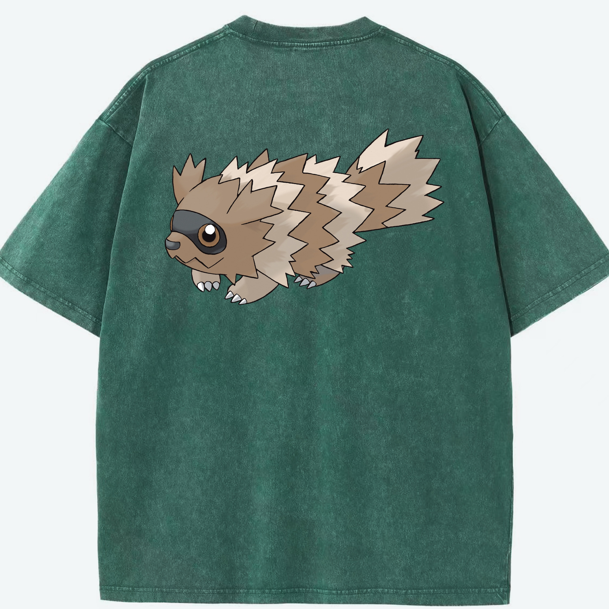 （画像用） ポケットモンスター Pokémon 綿100% ヴィンテージ風 半袖Tシャツ（背面プリント）